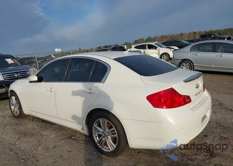 2013 Infiniti G37 Journey from USA, damaged, VIN JN1CV6AP2DM724755